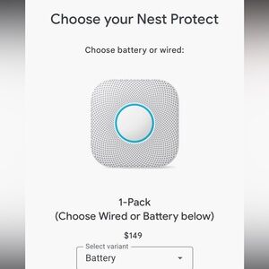 Google Nest Protect - Battery New Unopened!